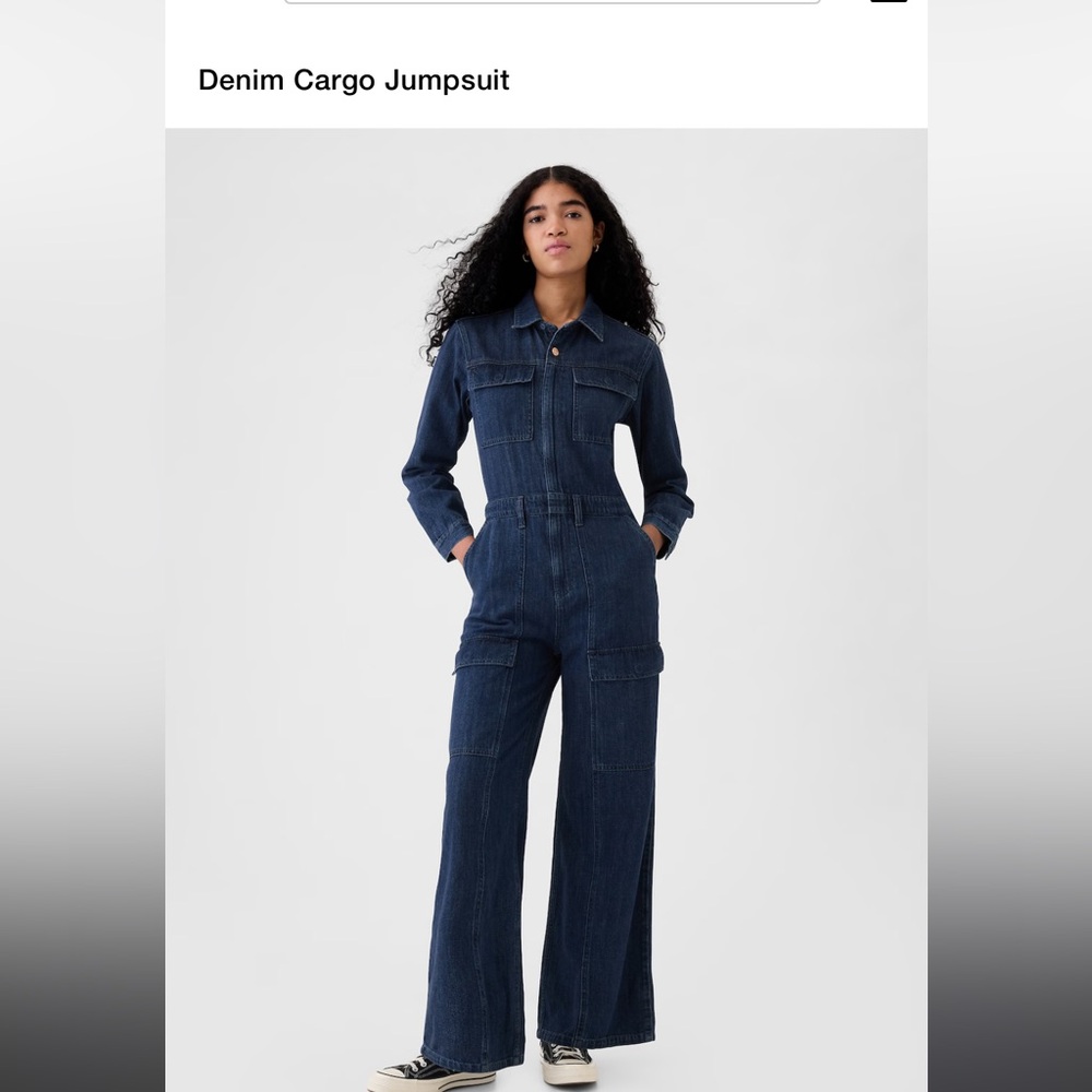Gap Denim Cargo Jumpsuit (New With Tags)